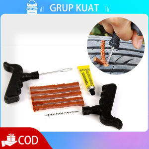 Set Alat Tambal Ban Plastik 8pcs Dengan Bonus Cacing Stainless Untuk Perbaikan Ban Tubeless Tire Repair