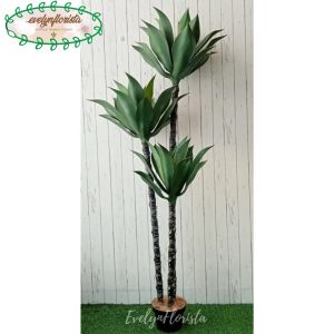 Pohon Hias Artificial Agave Foxtail T180 Latex Pot Dasar Hiasan Ruang Tamu