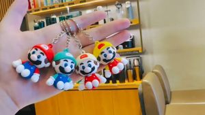 Mario Keychain Bag Decoration Car Keychain Hanger Decoration Keychain For Free Gift Souvenir