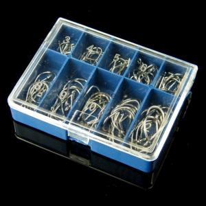 [COD] dfgje 100Pcs #3-#12 Black Freshwater Fishing Hooks Carbon Steel Carp Fishhooks Barbed Hooks Kit Fishing Tackle Accessories