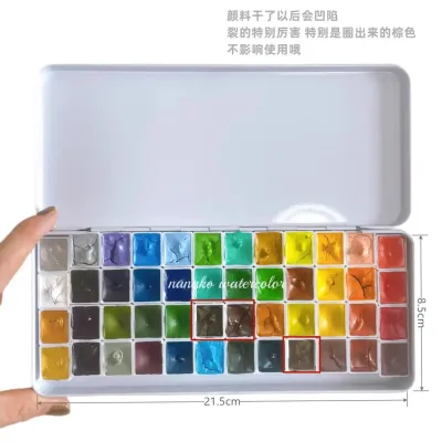 HOLBEIN ARTISTS GOUACHE 48 màu không trong suốt Acuarela chia 0.5 / 1 bốn mùa xuân hạ thu và đông màu nước chia