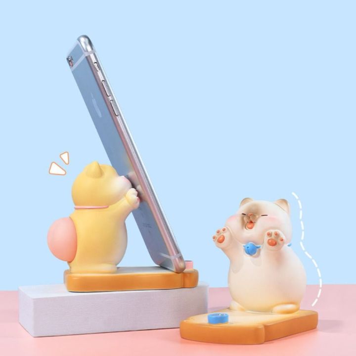 SH Antislip Piggy Phone Stand Resin Multifunctional Pig Mobile Phone