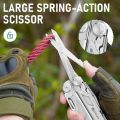 BIBURY Multitool Pliers Pro BI2045, Foldable Multitools with Replaceable Wire Cutters and Saw, Stainless Steel Multi Tool w/Upgraded Scissors and Screwdriver Set, Ideal for Camping, Fishing, Survival. 