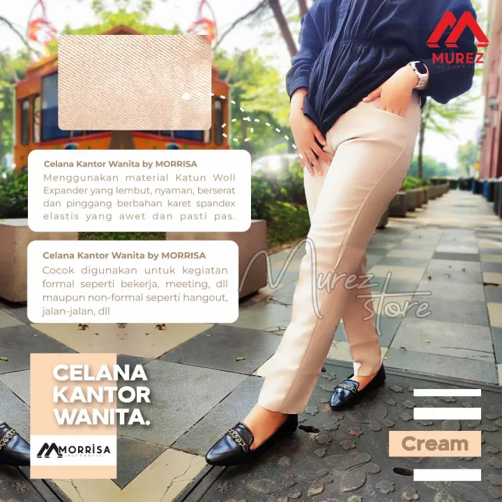 CELANA%20FORMAL%20/%20CASUAL%20WANITA%20MODEL%20KANCING%20DAN%20KARET%20UKURAN%20S%20-%202L%20BISA%20COD%20-%20Image%204