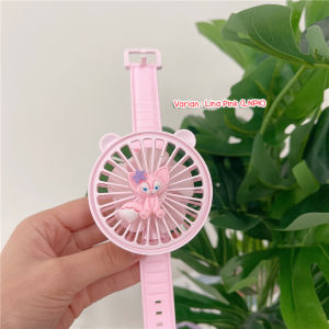 USB MINI FAN KIPAS ANGIN MINI PORTABEL MODEL JAM TANGAN CINNAMOROLL KUROMI MELODY POMPOMPURIN LOTSO HELLO KITTY KMK