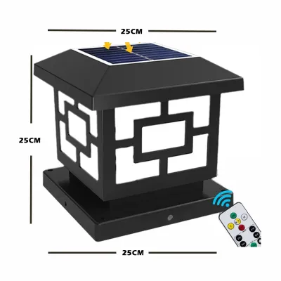 OOKAS solar light for fence post solar light fence post Solar Post Lights Outdoor Fence Post Cap Light Fence Post Cap Light solar post light Solar Gate Pillar Light solar gate pillar light LED Outdoor garden lamp Gate outdoor pillar light lampu pagar