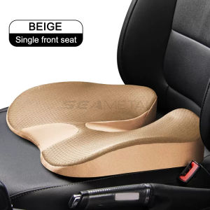 SEAMETAL Car Heighten Seat Cushion Breathable Seat Cover Soft Seat Pad Universal for Four Seasons