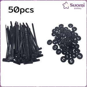 Suomi Universal Car Nylon Cable Tie Buckle Black Self-Locking Plastic Wire Ties 20/50/100PCS