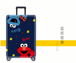 *SG SELLER* 3D Thick Elastic Luggage Cover|Left and Right Opening|Suitcase Protector