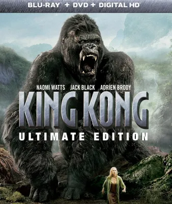 Bluray ปกใหม่ เสียงไทย บลูเรย์ King Kong คิงคอง (2005) ครบรอบ 20 ปี ฉบับฉายโรง แผ่นมาสเตอรTHA