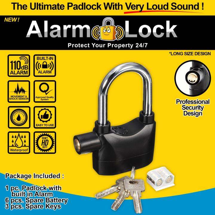 Chain alarm lock sales system