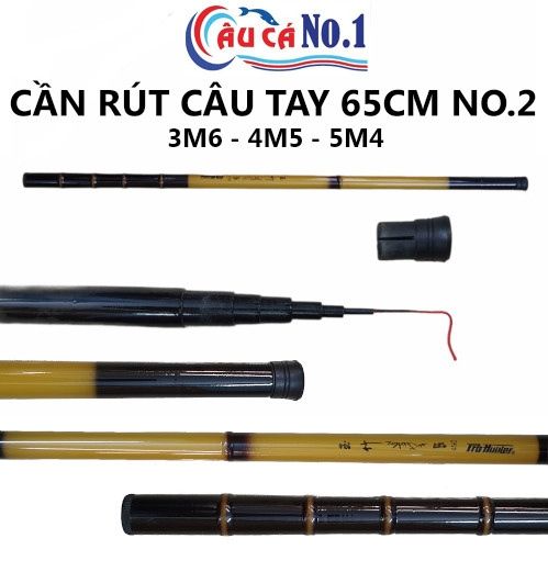 CẦN CÂU TAY DẠNG RÚT NO.2 RÚT GỌN 65CM | Lazada.vn