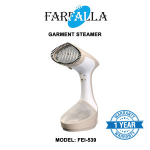 Farfalla FEI-539 | 1600W Handheld Garment Steamer | Fast 27s Heat Up | 2-Level Steam & Smart Care