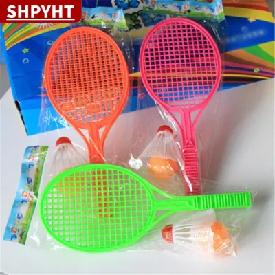 [COD] SHPYHT TOY Kids Outdoor Badminton Tennis Set Racket Parent-child Educational Toys