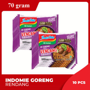 INDOMIE GORENG RENDANG PACK PER 10 BUNGKUS FUN CORNER DENGAN PAKING AMAN