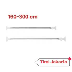 TONGKAT FLEKSIBEL Stainles tongkat pipa ajaib tiang fleksibel kolong dapur kamar mandi tiang serbaguna