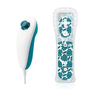 1 pair with Nunchuck Controller Set Motion Plus Remote Controller Wii Remote Controller Gamepad for Nintendo Wii Games Control