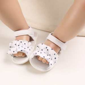 Baby Shoes Newborn Girl Cotton Princess Casual SandalsAnti-Slip Soft Soled ShoesFit For 0-18 Month