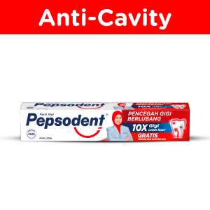 Pepsodent Pasta Gigi Pencegah Gigi Berlubang White 190gr x3