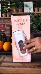 FOOKSUNG Juicer Cup 340ML Fruit Blender Wireless & Portable Electric Juicer Ice Crusher Typce-C Charging Pengisar 榨汁杯 果汁杯