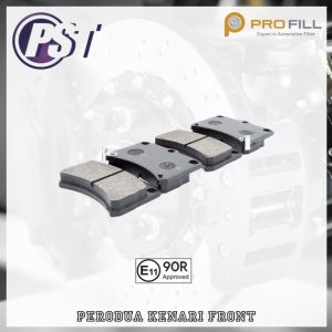 PST Disc Brake Pad [Semi Metallic] 04491-97202 (D0038M) Front - Perodua Kenari 2000-09