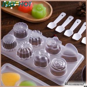 [JULYHOT] แม่พิมพ์ซิลิโคนสบู่8หลุมหลายรูปทรงสำหรับทำสบู่ขนมเยลลี่ขนมช็อคโกแลตแบบทำมือของขวัญทำด้วยมือ