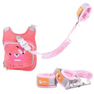 NAIL SALON Cute Dinosaur Toddler Harness Leash Foldable Adjustable Assistant Strap Belt Baby Supplies Child Leash Baby Walking Wristband
