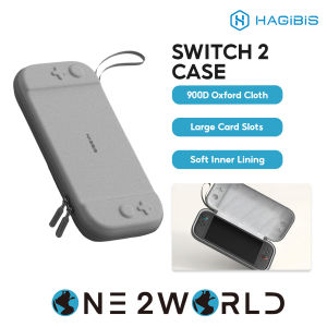 HAGIBIS BG10 Switch 2 Storage Case & Protective Carrying Bag | Hard EVA Shell with 900D Oxford Fabric 10 Game Card Slots Soft Inner Lining Travel Portable Cover for Nintendo Switch 2