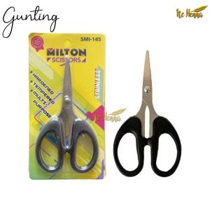 Gunting Kecil Milton Gagang Hitam LHP 4.5" -145 / Gunting Milton Scissor