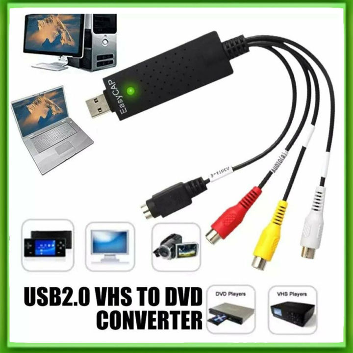 USB EAsyCap Capture Channel Video Adapter Cable Lazada PH