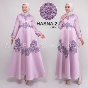 GRAC3COLL Dress Asna 2 Gamis Abaya Dress Pesta Model Terkini J1-22