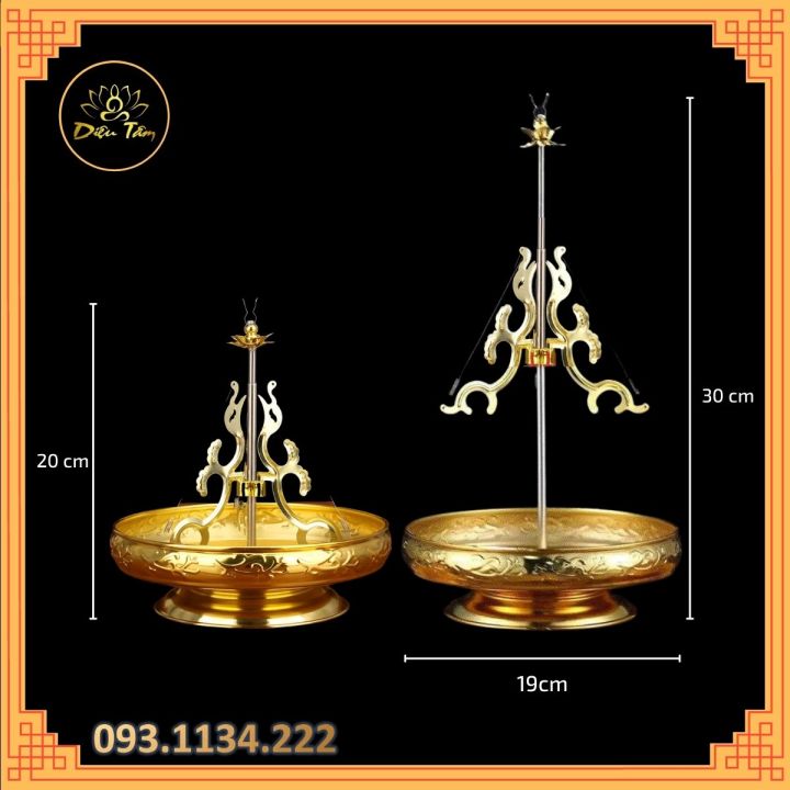 Khay Căm Nhang Vòng Hương vòng - Biểu Tượng Rồng Tôn Quý đồ thờ cúng ...