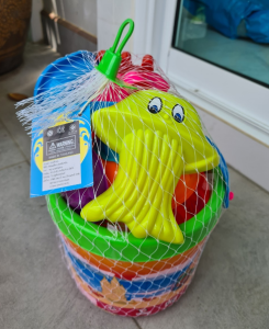 🔥พร้อมส่งในไทย 🔥 ถังตักทราย  ทราย ของเล่น ของเล่นชายหาด ถังทราย ชุดเล่นทราย มือ1 จากโรรงาน