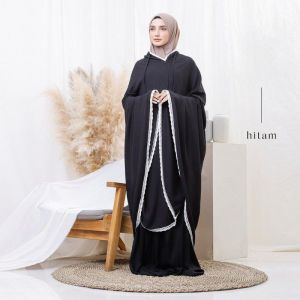 Mukena Dewasa Renda - Mukena Traveling 2 in 1 FREE Tas Serut