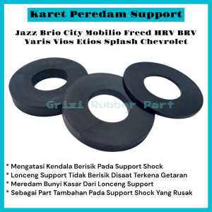 Karet Peredam Support Extra Karet Tatakan Depan Honda Jazz Brio Honda City Yaris Vios Harga 1Pcs