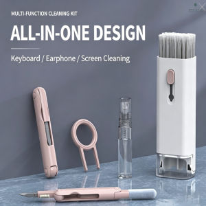 Multi-Functional Cleaning Brush Kit Portable All in One Cleaner Tool for Keyboard Earphone Screen Camera Dust Removal