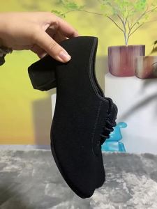 Professional Latin dance shoes womens mid-to-high heel ballroom dance shoes soft-soled shoes for teachers physical training and shoes for square dancing