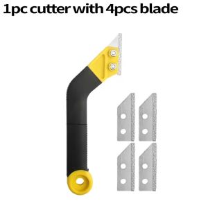 5Pcs Professional Tile Gap Cleaning Tools Metal Detector Repair Hook Knife Cutter Blade Wall Floor Duty Grout Remover Seam Cutter