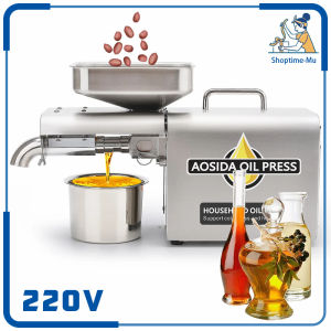 1 Set Mesin Press Minyak Penekan Biji Bijian Alat Menjadi Minyak Mesin Oil Press