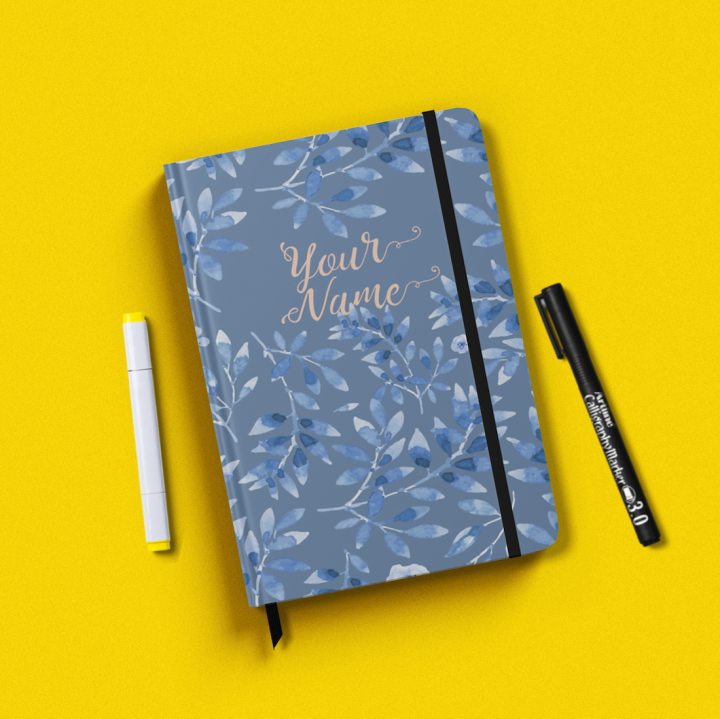 Buku Tulis Catatan Custom Notebook Custom Tulisan Nama A5 | Buku Diary