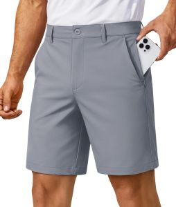 MAGCOMSEN Men’s 7” Golf Shorts Lightweight Stretch Quick Dry Wrinkle Resistant Hidden Zipper Ball Pocket Travel Shorts Versatile2026
