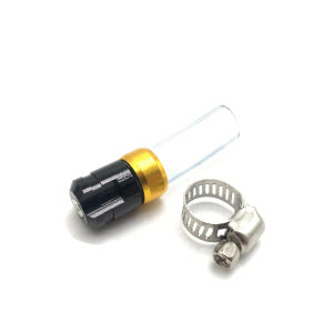 Motorcycle Air Filter Drain Tube Universal Alloy Head ALLOYDRAIN TUBE with VALVE