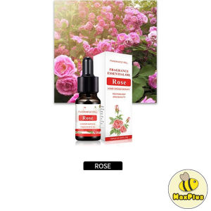 MaxPlus 10ml Aromatherapy Essential Oil Pure Aroma Oil Air Humidifier Aromatherapy Rose Lavender Lemon
