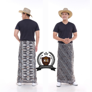 Sarung Batik Aksara Jawa Goyor Handprint