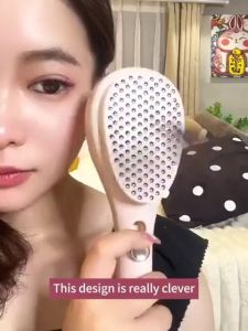 Self Cleaning Hair Brush Scalp Massager Detangling Comb One Click Cleaning Hair Styling Brush for Women Men