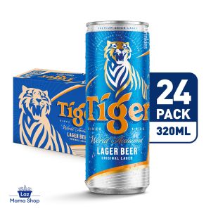 Tiger Lager Beer Can 24 X 320ML (Laz Mama Shop)