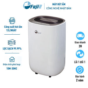 Máy Hút Ẩm FujiE HM-912ECN 12L/24h Siêu Chống Ồn Bảo Hành 2 Năm Tương Thích Mọi Diện Tích