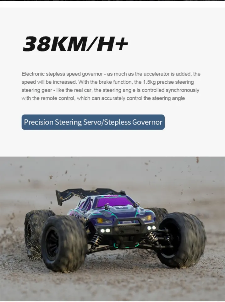 Malay Stock) Kelaton 38KM/H RC1:16 Wireless Remote Control Car