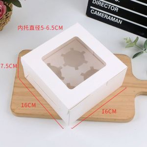 Ready stock in MSIA!!! 2/4/6/12 Holes Cavity Cupcake/ Muffin /Egg Tart Box Kotak Kuih Food Storage 蛋挞盒