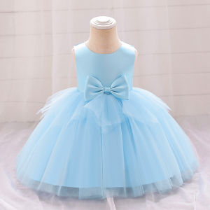 MQATZ Baby Girls Birthday Dress For 1 2 Year Newborn Baptism Pink Green Clothes Toddler Kids Elegant Christening Party Gown L2185XZ